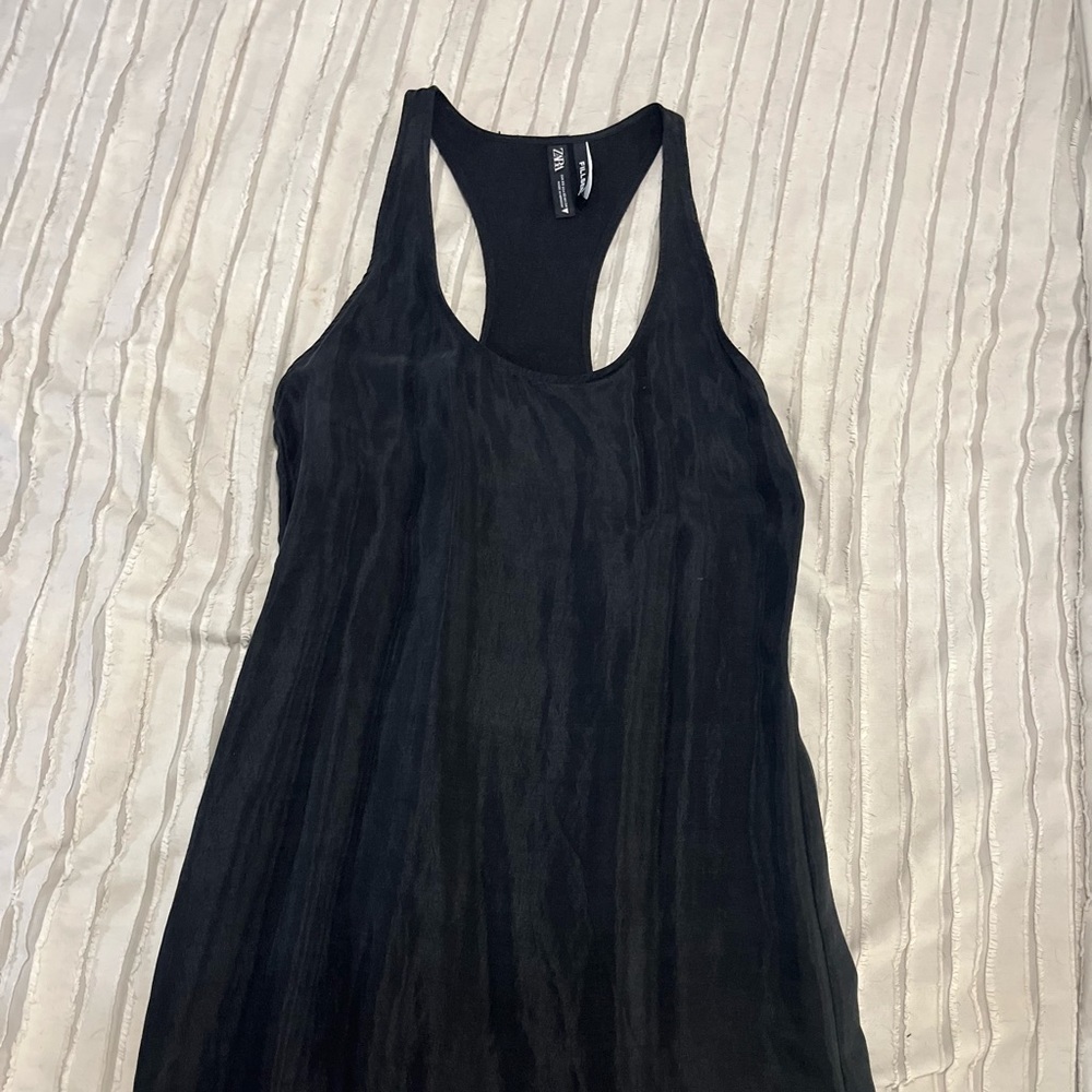 ZARA Basic Plain Long Dress with Slit NEVER USED